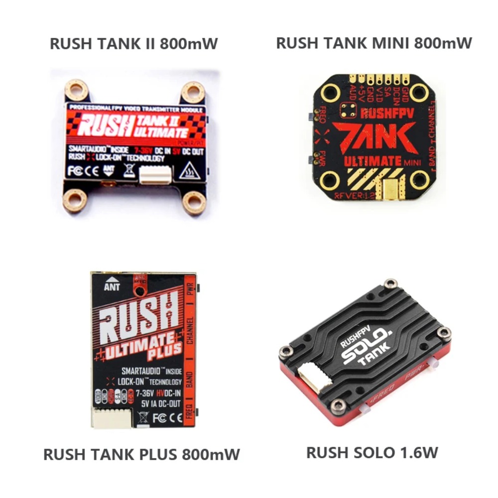 RUSH TANK Ultimate II/Mini/PLU - Drone Racing Transmitter recension och pris